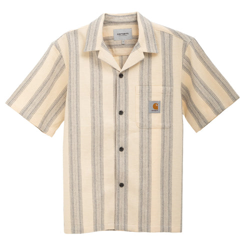 Carhartt WIP S/S Dodson Shirt Dodson Stripe/Natural I033687 Degli Uberti